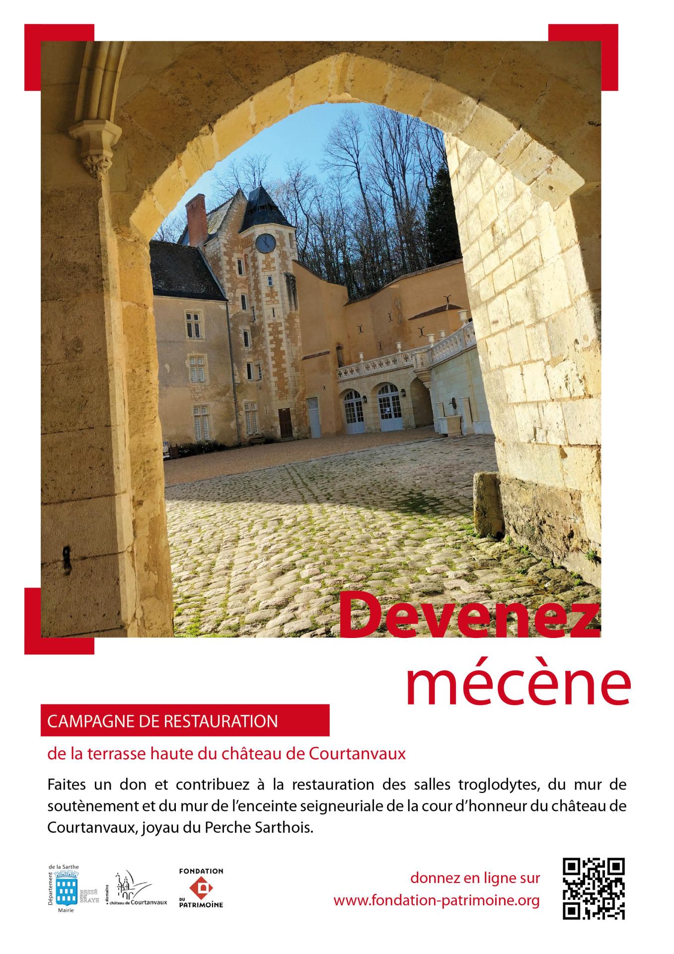 Affiche mecenat courtanvaux